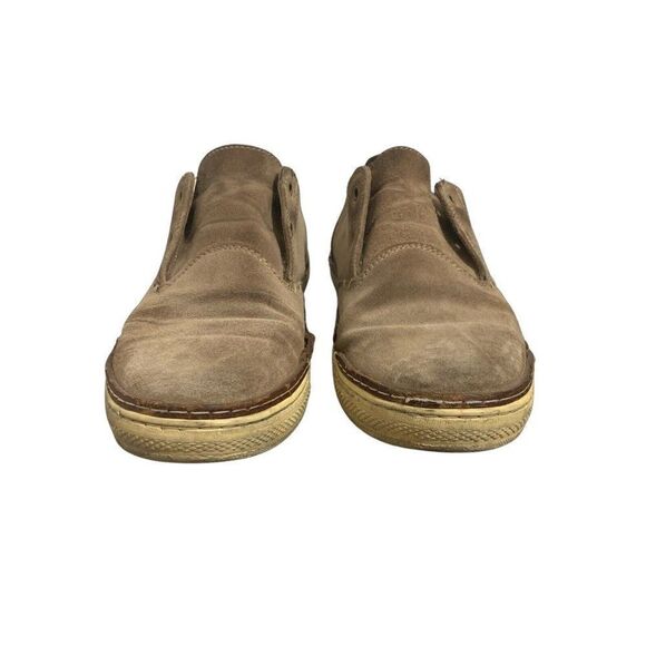 Steve Madden Mens Genuine Suede Leather Brown Taupe Casual Shoes Fixer 10 M - Picture 2 of 7